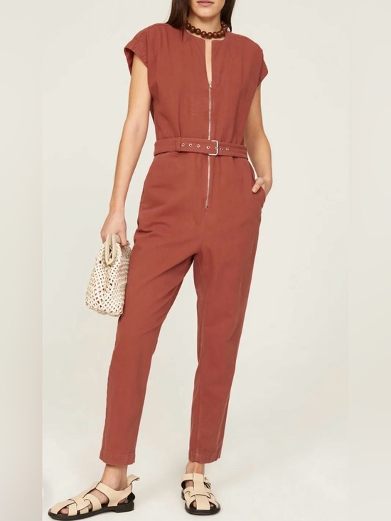 Rachel Comey Pants - Rachel Comey Ranks Jumpsuit | Terracotta | Size 6